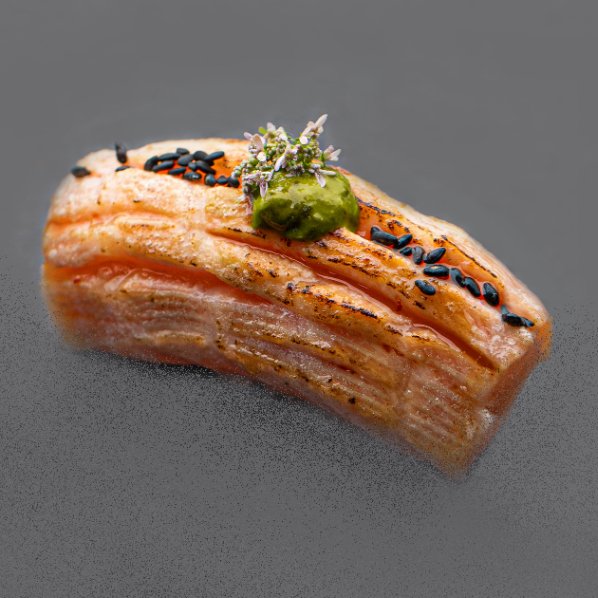 nigiri-saumon-braise-basilic
